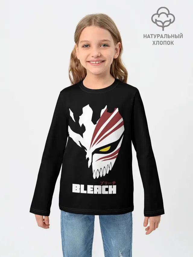 Детский лонгслив с принтом «Bleach Mask»