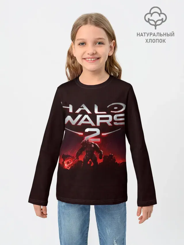 Детский лонгслив с принтом «Halo Wars 2»