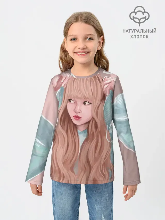 Детский лонгслив
