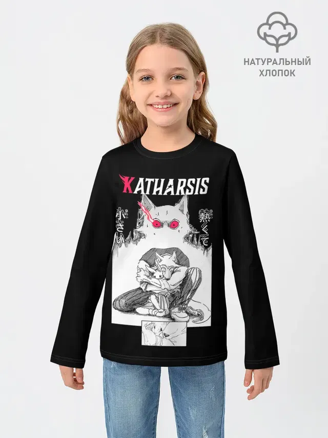 Детский лонгслив с принтом «Beastars — Katharsis»