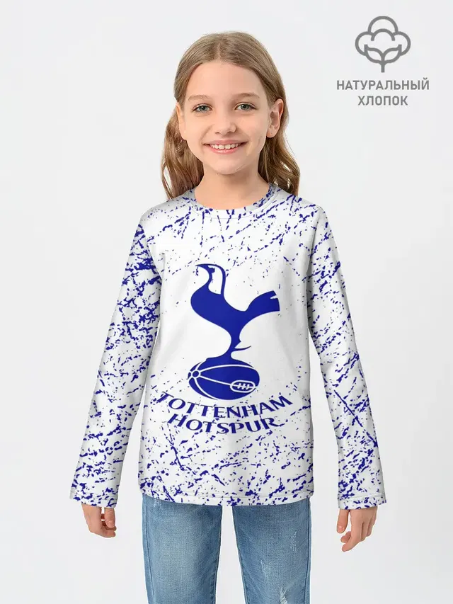 Детский лонгслив с принтом «Tottenham»