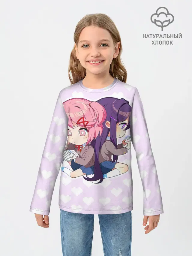 Chibi Natsuki and Yuri