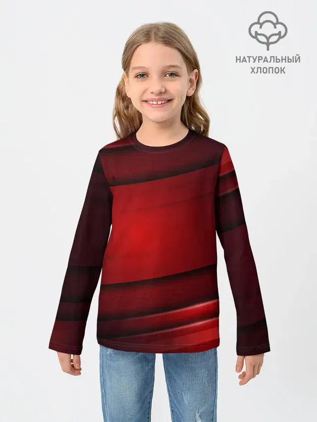 3D red Абстрактные линии