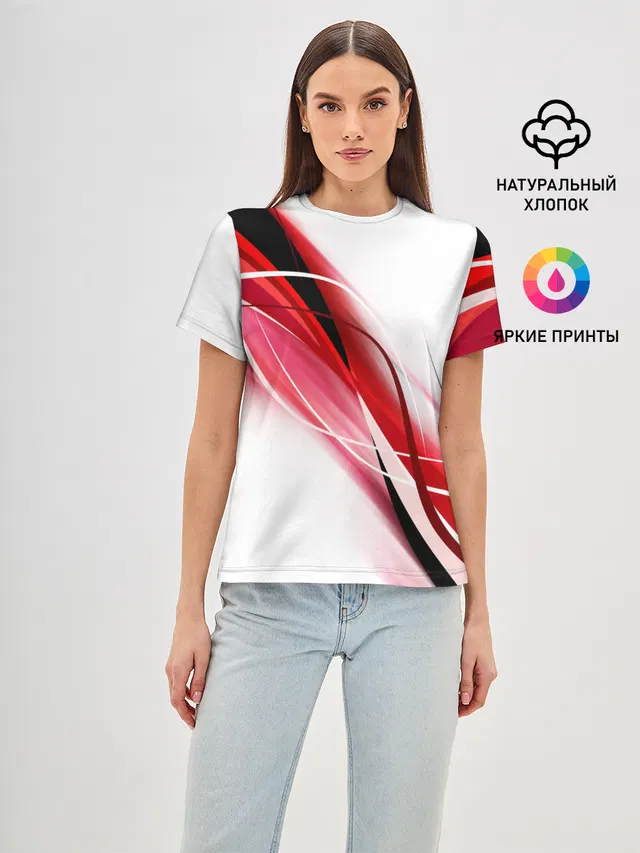 GEOMETRY STRIPES RED