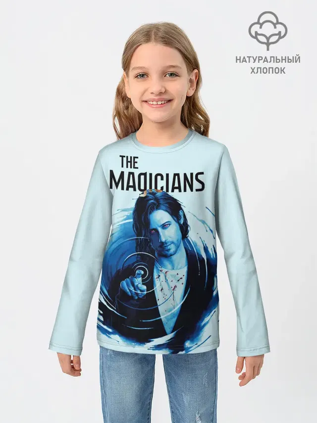 Детский лонгслив с принтом «The Magicians»