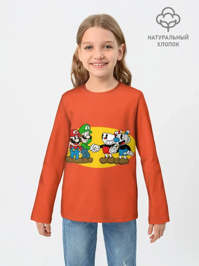 Детский лонгслив
