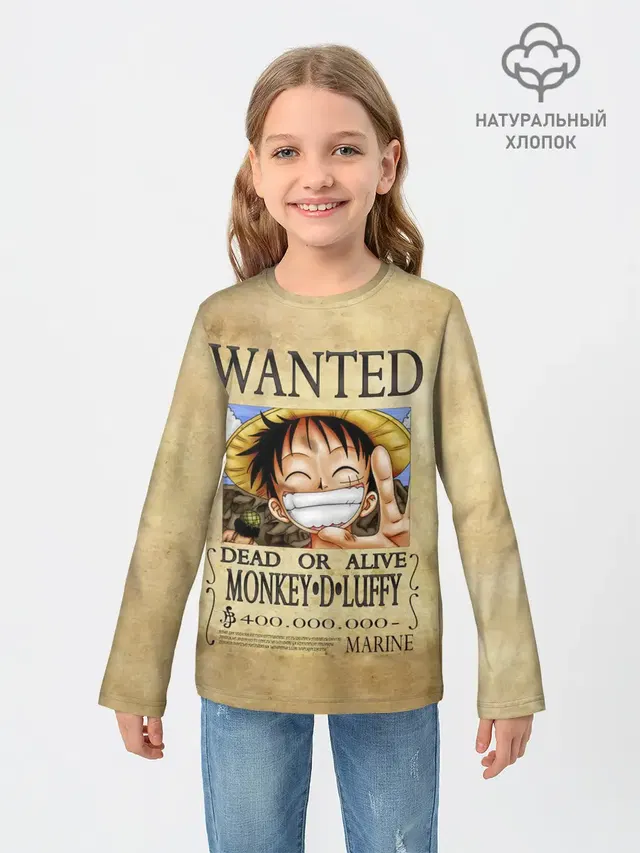Манки Д. Луффи в розыске One Piece
