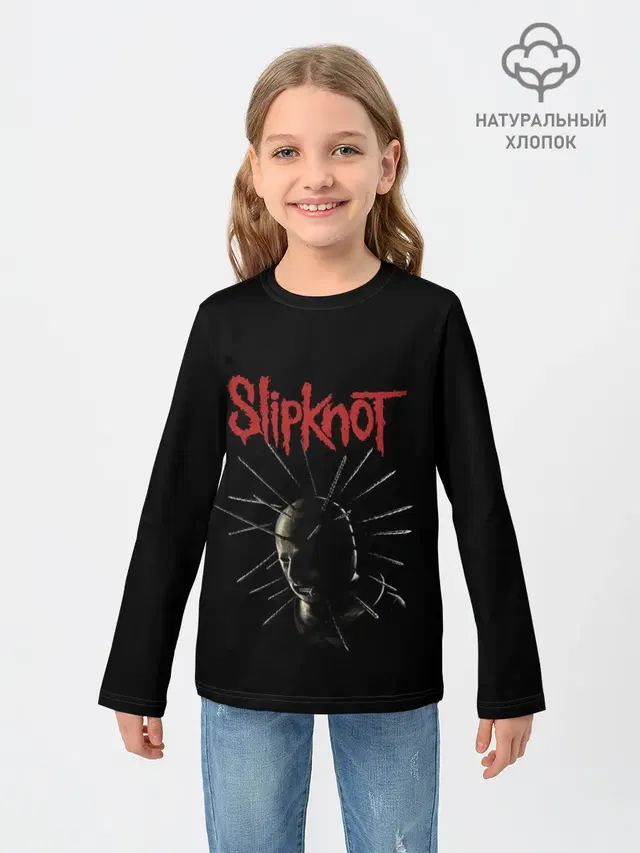 Детский лонгслив с принтом «Craig Jones Slipknot — CRAIG JONES»
