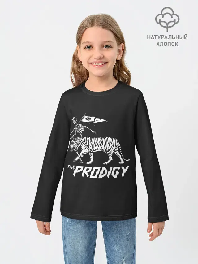 Детский лонгслив с принтом «Prodigy — Tiger Prodigy»