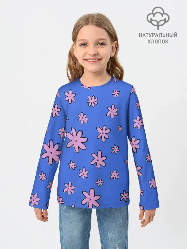 Цветочки рисованные