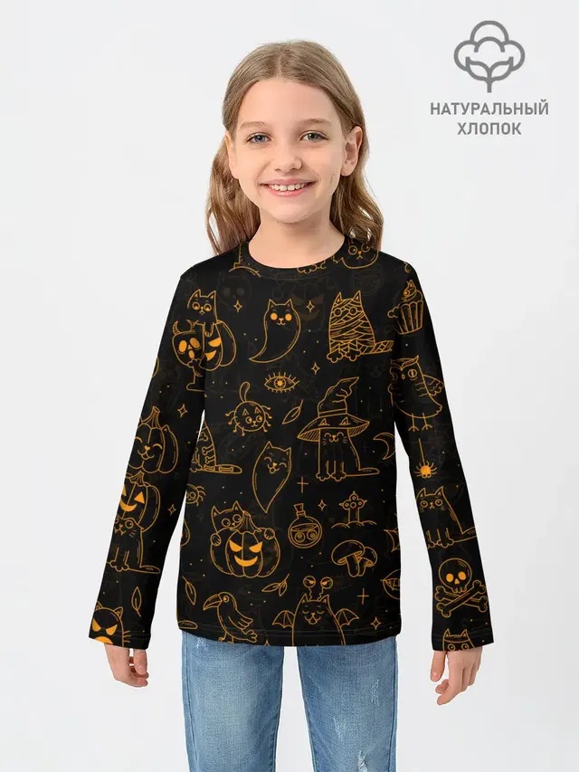 ХЕЛЛОУИН ПАТТЕРН КОТИКИ / HALLOWEEN KITTY