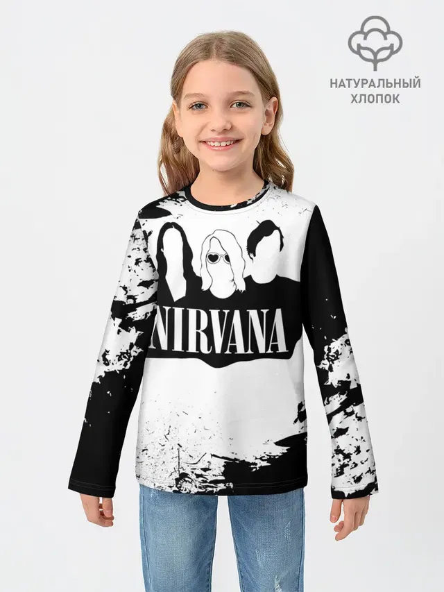 Нирвана Рок Группа Гранж ЧБ | Nirvana