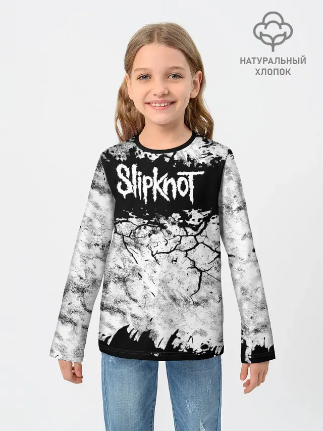 Надпись Слипкнот Рок Группа ЧБ | Slipknot