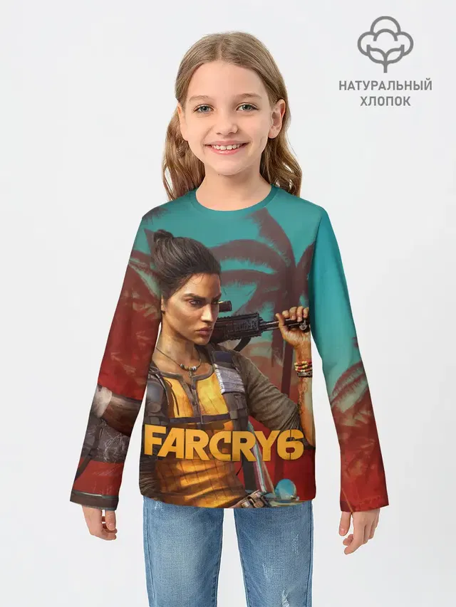 Детский лонгслив с принтом «Far Cry Dani Rojas»