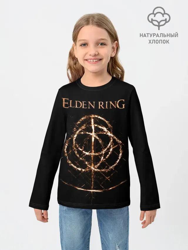 Детский лонгслив с принтом «Elden Ring»