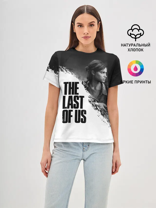 Женская базовая футболка с принтом «Rifle — THE LAST OF US 2»