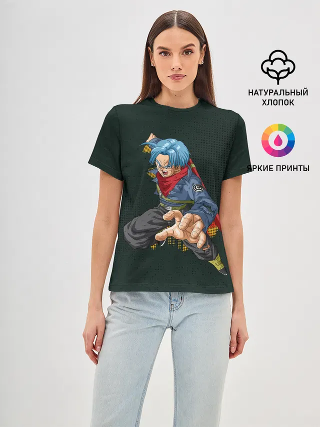 Женская базовая футболка с принтом «Dragon ball — Шар Дракона»