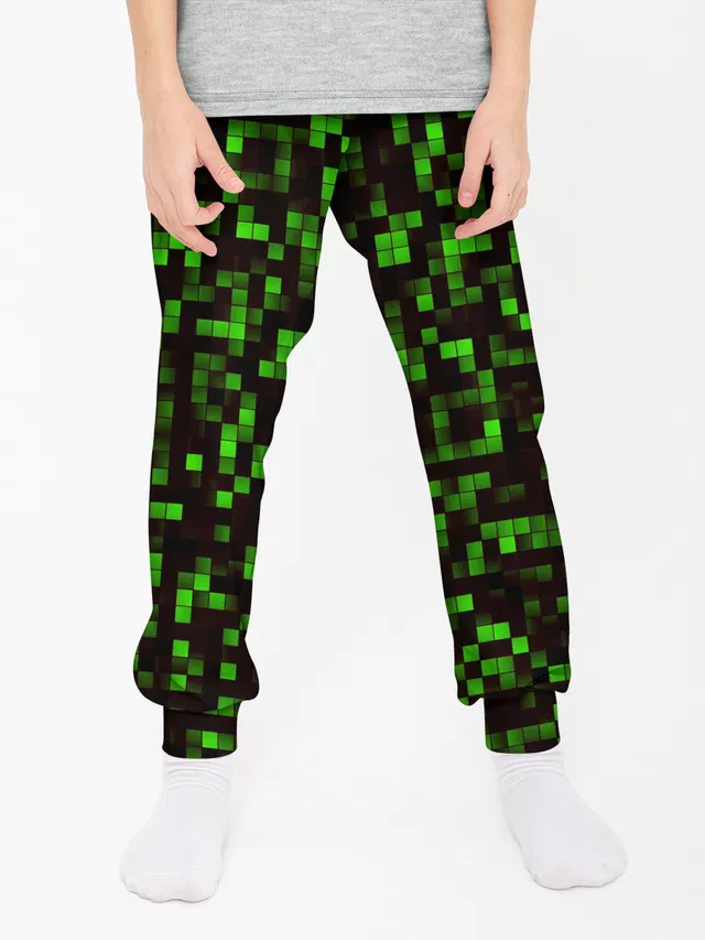 Детские штаны с принтом «Minecraft — MINECRAFT CREEPER»