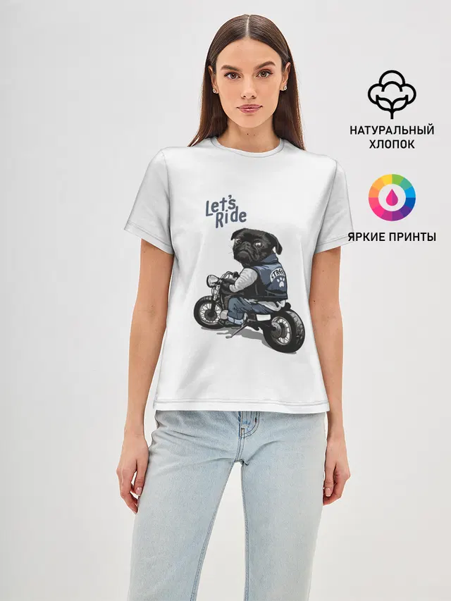 Pug Rider | Байкер Мопс