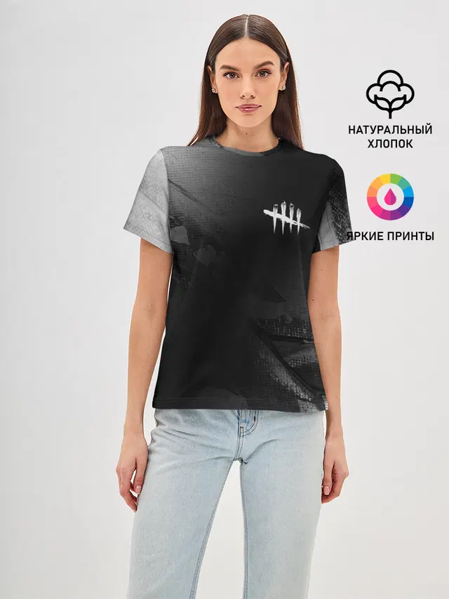 Женская базовая футболка с принтом «tally marks»