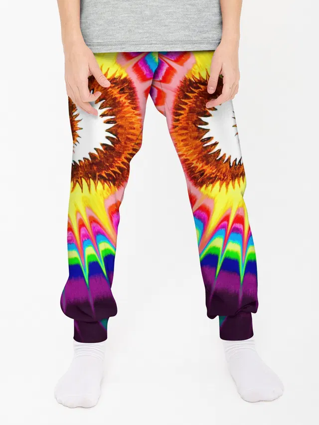 Psychedelic Rainbow Cat