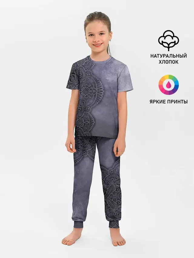 Детская пижама с брюками