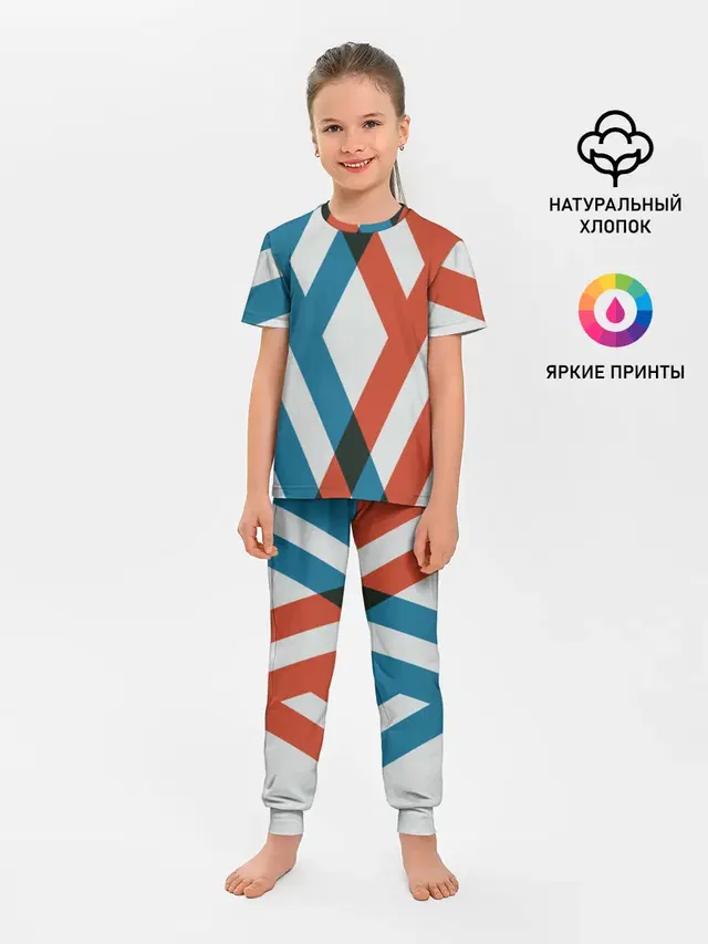 Детская пижама с брюками