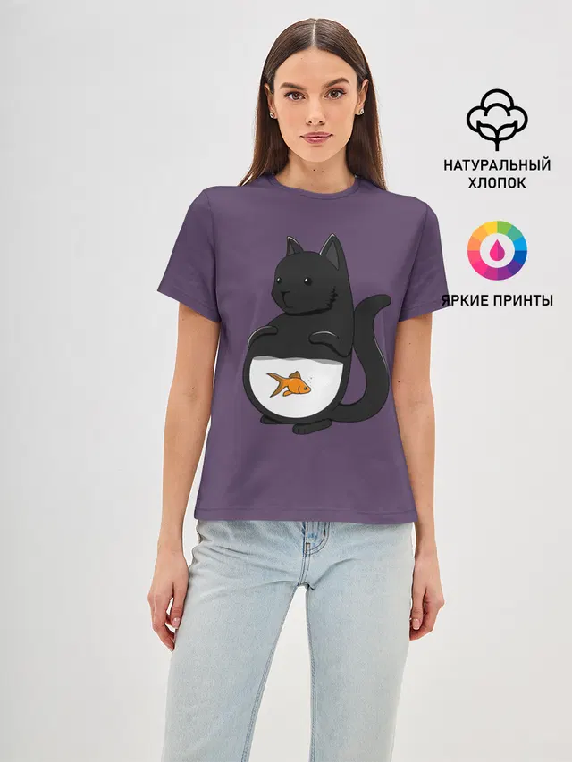 Довольный кот
