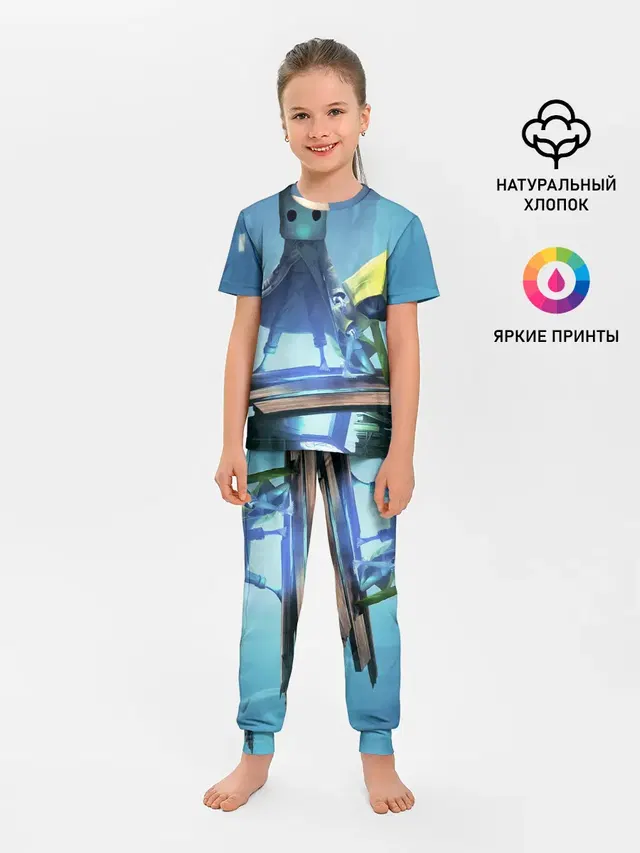 Детская пижама с брюками