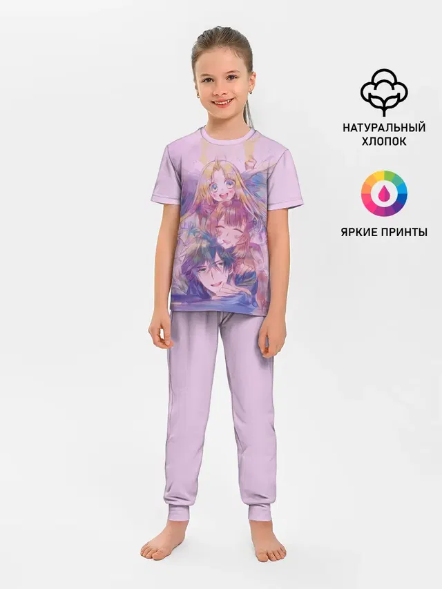 Детская пижама с брюками