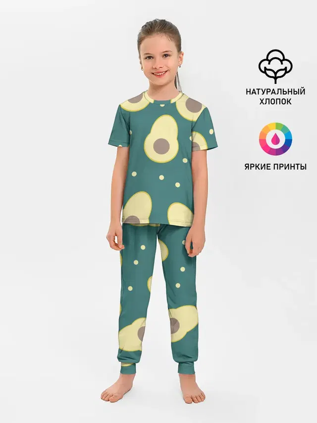 Детская пижама с брюками