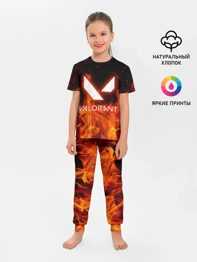 Детская пижама с брюками