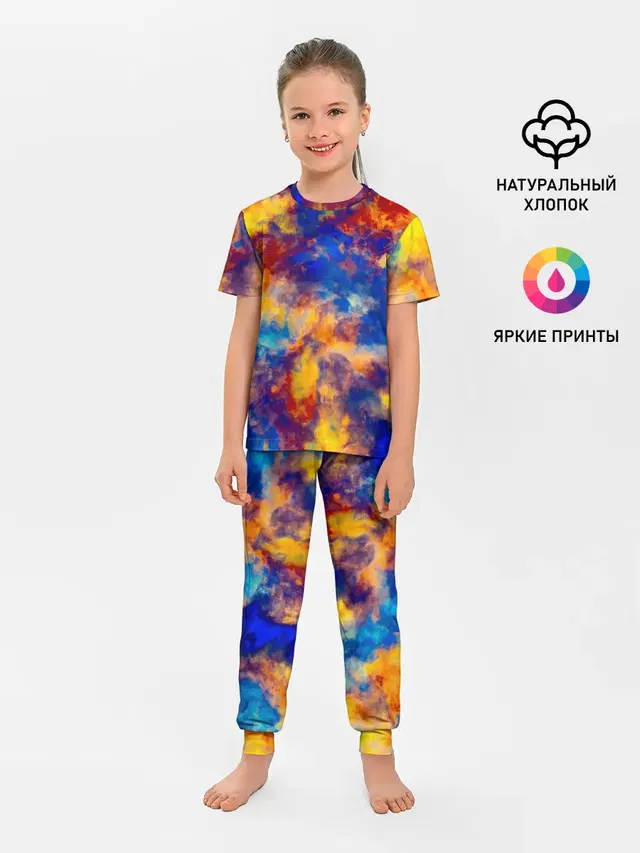 Детская пижама с брюками