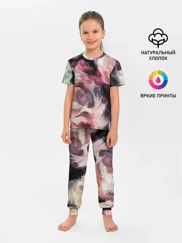 Детская пижама с брюками