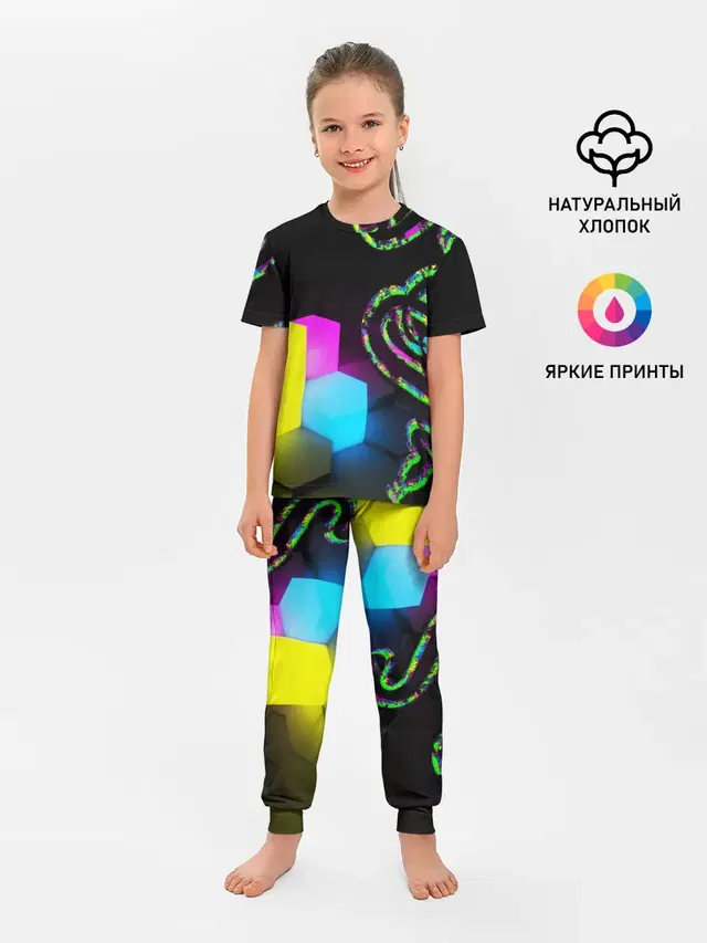 Детская пижама с брюками