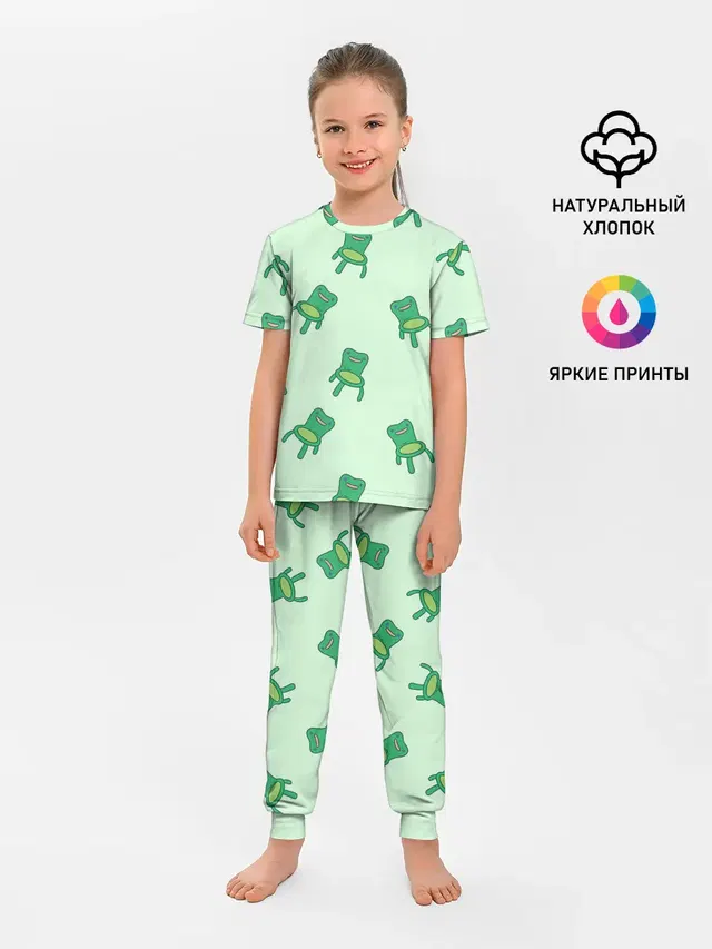Детская пижама с брюками