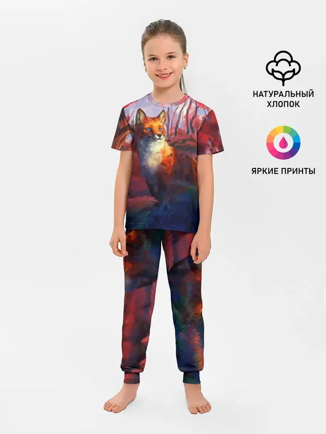 Детская пижама с брюками