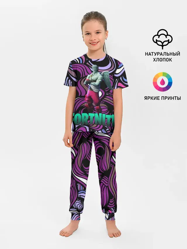 Детская пижама с брюками