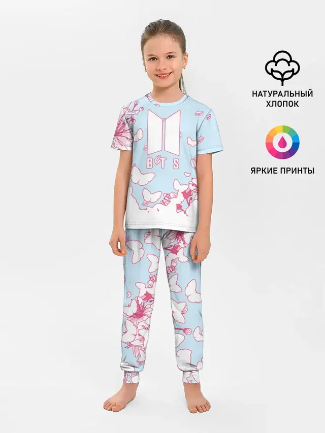 Детская пижама с брюками