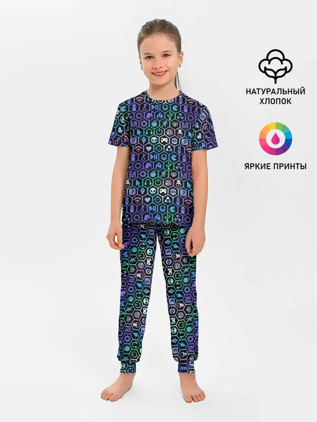 Детская пижама с брюками