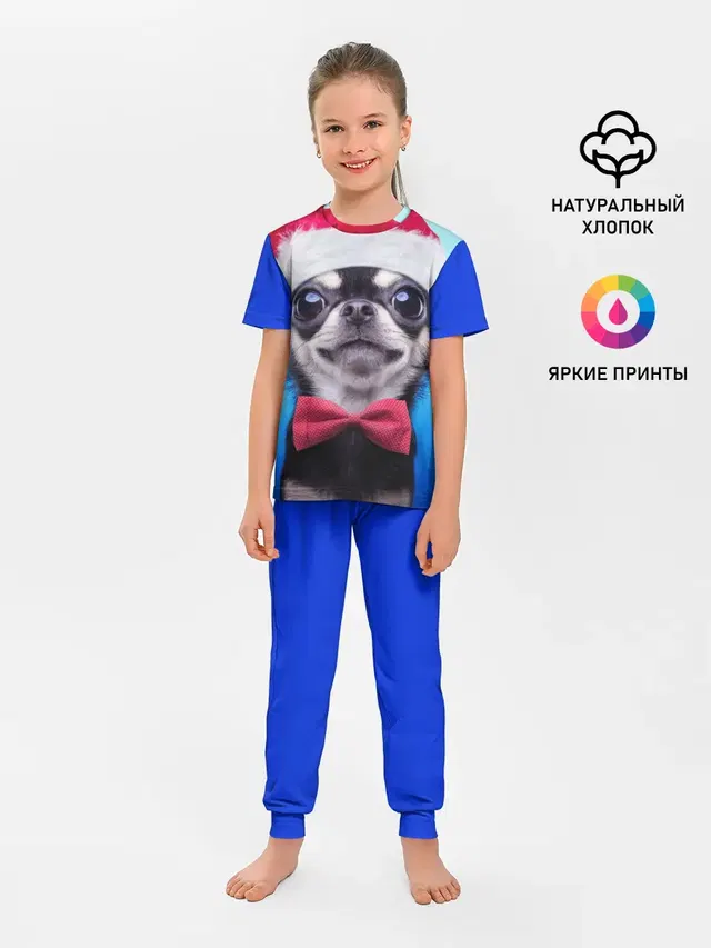 Детская пижама с брюками