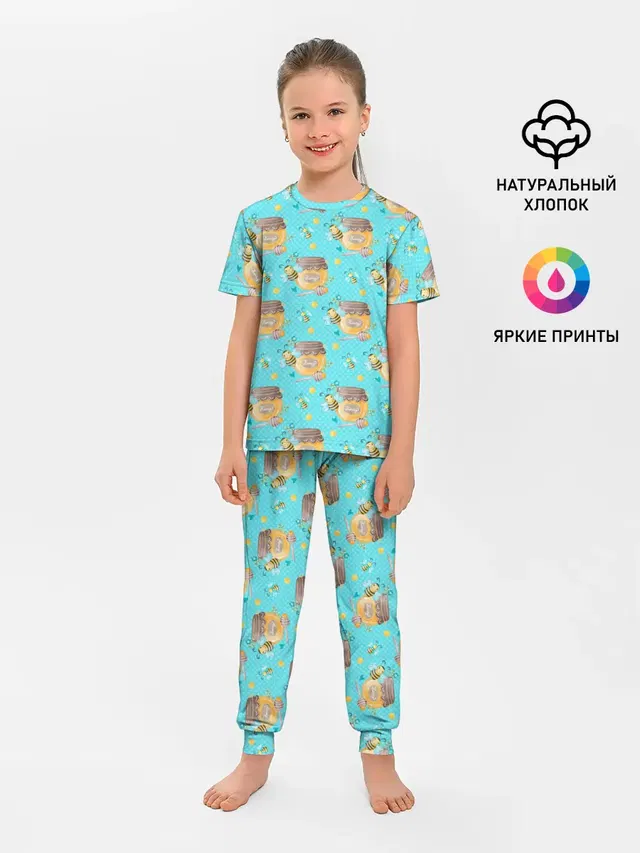 Детская пижама с брюками