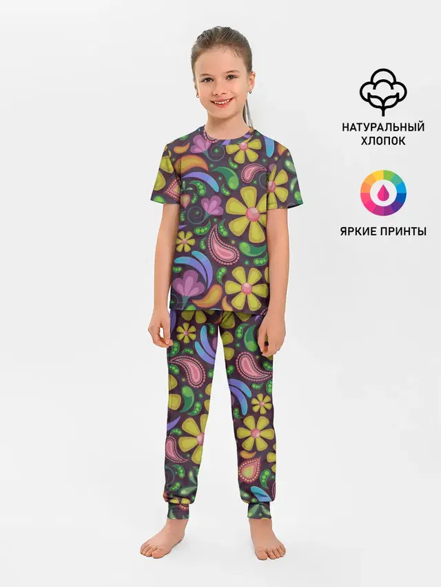 Детская пижама с брюками