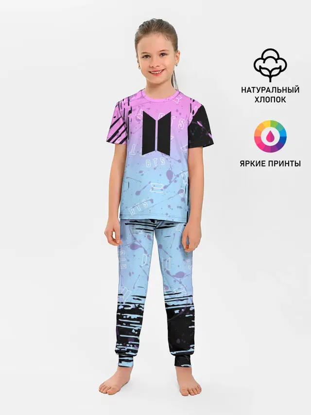 Детская пижама с брюками