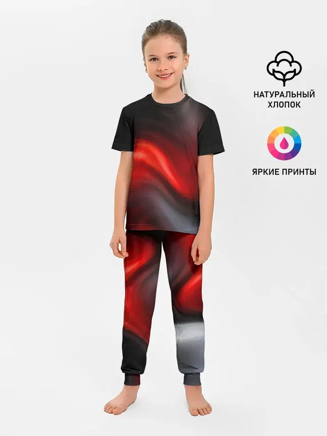 Детская пижама с брюками