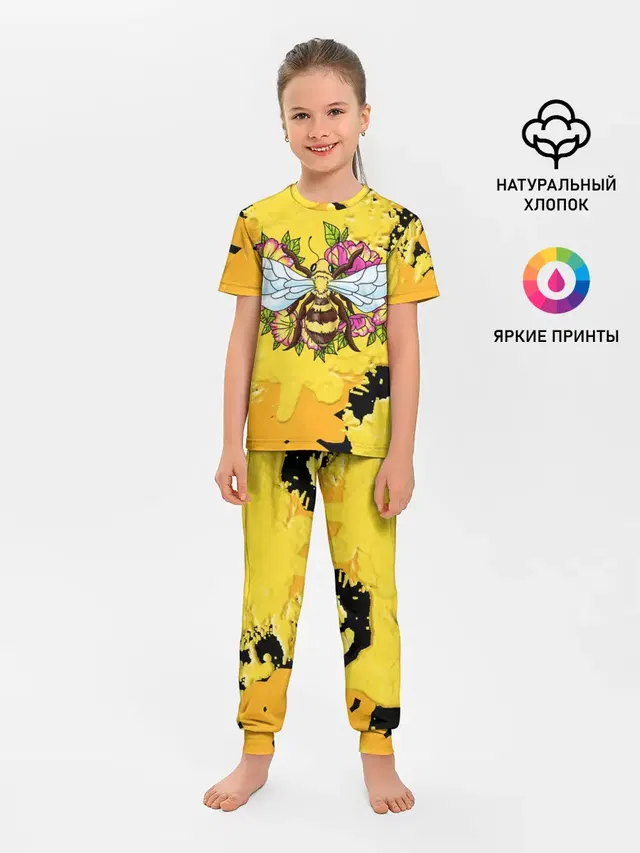 Детская пижама с брюками