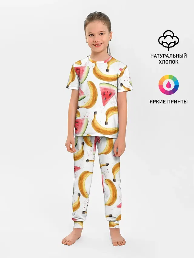Детская пижама с брюками