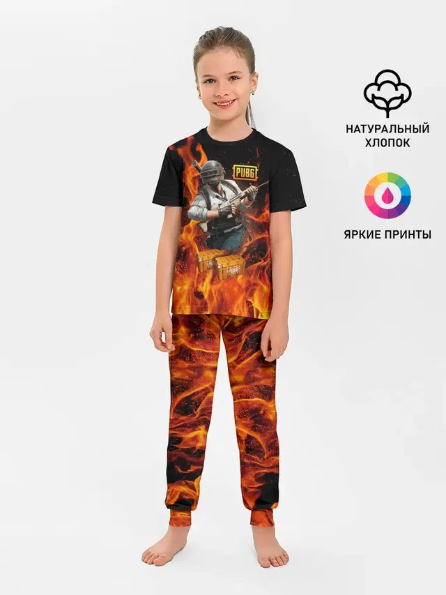 Детская пижама с брюками