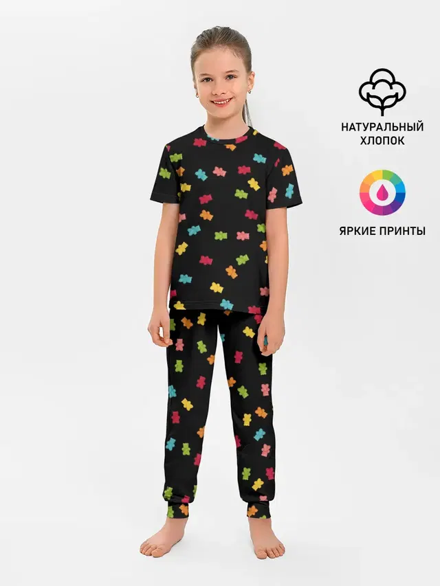 Детская пижама с брюками