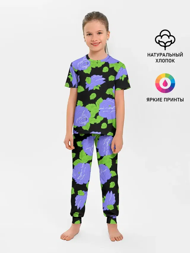 Детская пижама с брюками